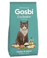 Gosbi Exclusive Sterilized Cat (Курица, лосось)