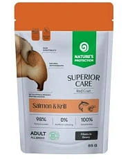 Nature's Protection SC Red Coat Adult (Лосось и криль в соусе)