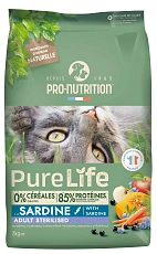 Flatazor Pure Life Sterilized Cat (Сардины)