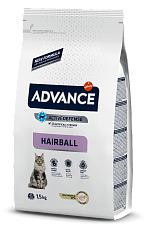 Advance Cat Hairball (Индейка и рис)