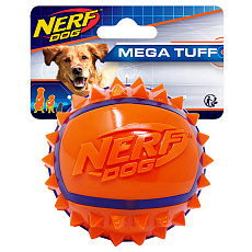 Nerf Dog Мяч с шипами, синий/оранжевый