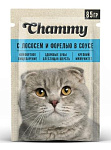 Chammy Консервы для кошек (Лосось и форель в соусе)
