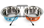 Triol Миска металлическая на подставке Water&Food