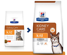 Hill's Prescription Diet k/d Kidney Care для кошек, с курицей