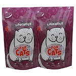FOR CATS Наполнитель силикагелевый (лаванда), 4 л х 2 шт