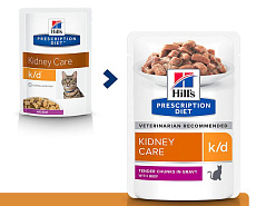 Hill's Prescription Diet k/d Kidney Care для кошек с говядиной