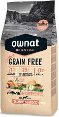 OWNAT Just Grain Free Adult Dog (Лосось и морепродукты)