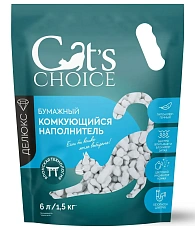 Cat's choice Наполнитель бумажный с цветовым индикатором комка