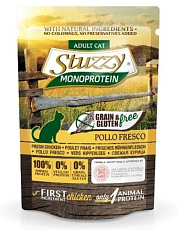 Stuzzy Monoprotein Паучи для кошек (свежая курица)