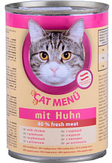 CAT Menu Консервир. корм для кошек (Курица)