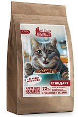Для самых любимых Стандарт для кошек (Говядина, злаки)