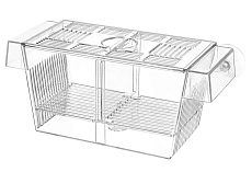 Naribo Отсадник для аквариумных рыб, с перегородкой