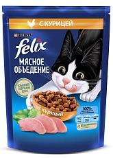 Felix Мясное объедение для взрослых кошек (Курица)