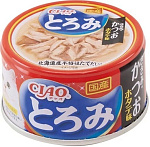 INABA CIAO Toromi Куриное филе с тунцом Кацуо со вкусом морского гребешка