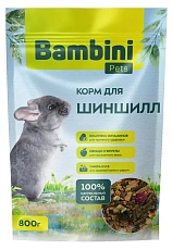 Bambini Pets Корм для шиншилл