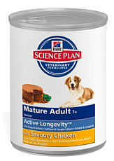 Hill's SP Canine Mature 7+ Active Longevity Chicken, 370 г