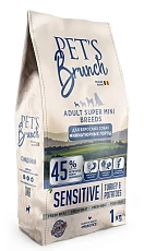 Pet's Brunch Adult Super Mini Breeds Sensitive (Индейка и картофель)