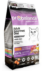 Probalance Cat Gourmet diet Adult Gourmet Diet Beef & Rabbit