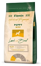 Fitmin Dog Mini Puppy (Ягненок, говядина)