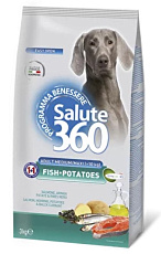 Salute 360 Grainfree Adult Medium/Maxi (Рыба, картофель)