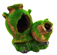 Prime Декорация пластиковая Вазоны с мхом