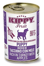 Kippy Fruit Puppy Паштет с индейкой и яблоками