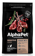AlphaPet Superpremium Cat Sensitive (Ягненок)
