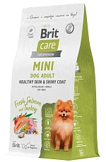 Brit Care Adult Mini Healthy Skin&Shiny Coat (Лосось и индейка)