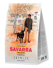 Savarra Adult All Breeds Dog (Индейка, рис)