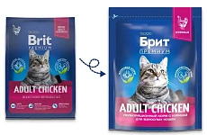 Брит Премиум Cat Adult (Курица)