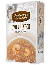 Деревенские лакомства Суп из утки с креветкой