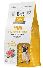 Brit Care Dog Puppy&Junior S Healthy Growth (Индейка)