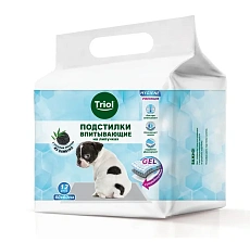"Triol" Подстилки впитывающие (с углем)